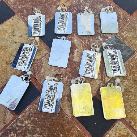 Vintage GANZ Kids Tags for Pendants, Charms, Keys, Zippers - Picture 2 of 2